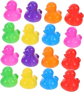 VICASKY 70 Stück Teiliges Bade Poolspielzeug mit Schwimmenden Bunten Entenförmigen Bällen aus Umweltfreundlichem PE Kunststoff Kleinkindspielzeug für Sicheres Indoor Wasserspiel