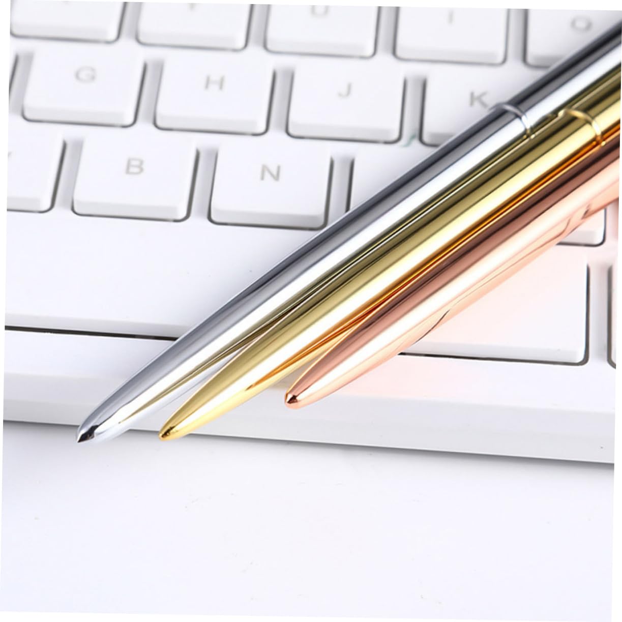Ciieeo 24pièces Stylos à Bille Métal Lot De Stylos Légers Multi-fonctions Pour Étudiants Et Fournitures De Bureau Couleurs Assorties
