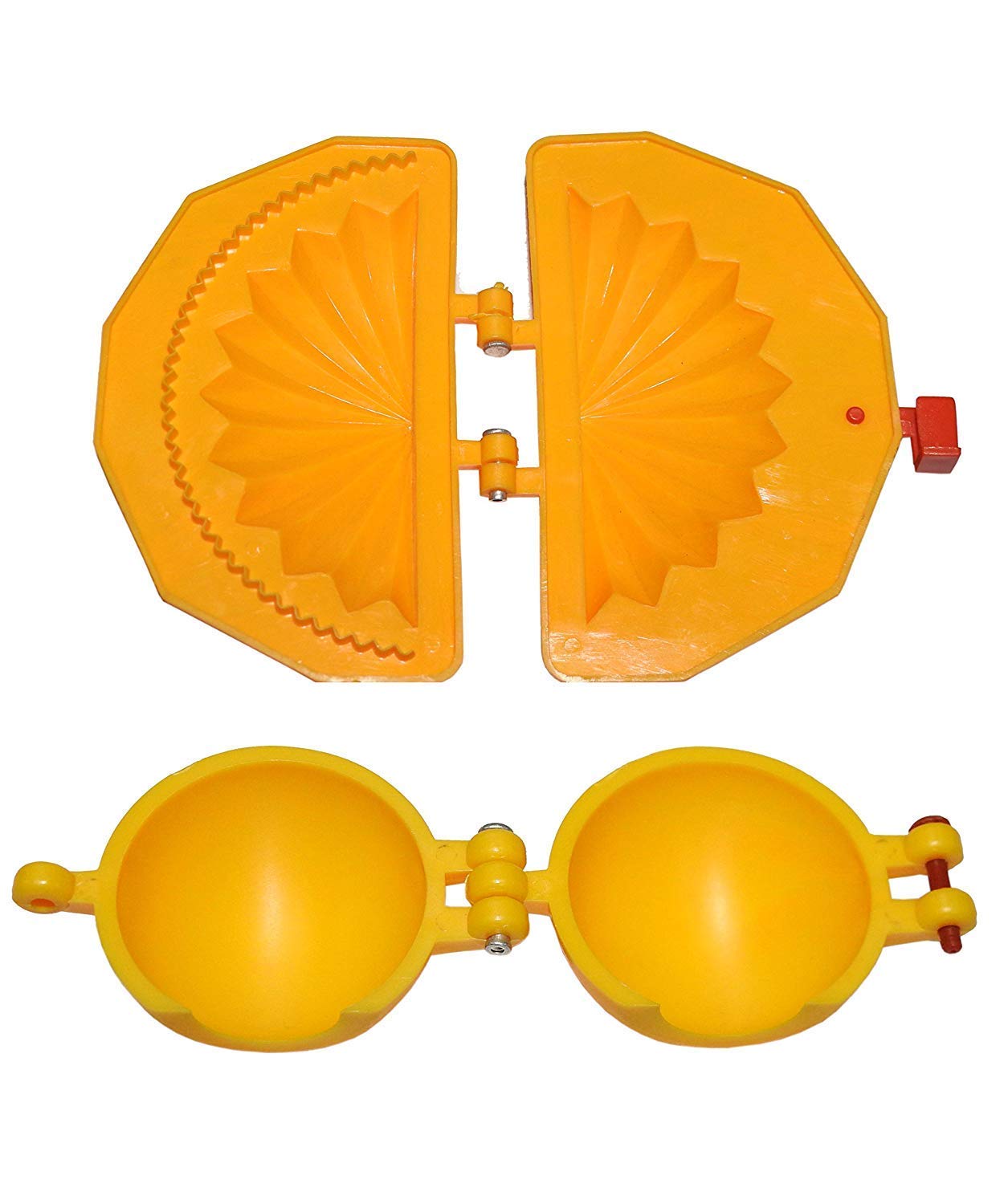 A2S Plastic Molds Laddu, Modak, Gujiya, Kachori and Samosa Set of 5 1