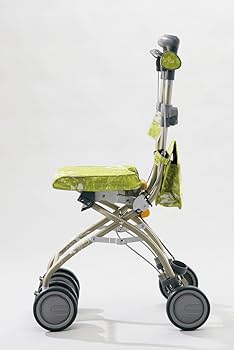 sunpoppo シルバーカー 花柄 緑色 sunpoppo シルバーカー 花柄 緑色