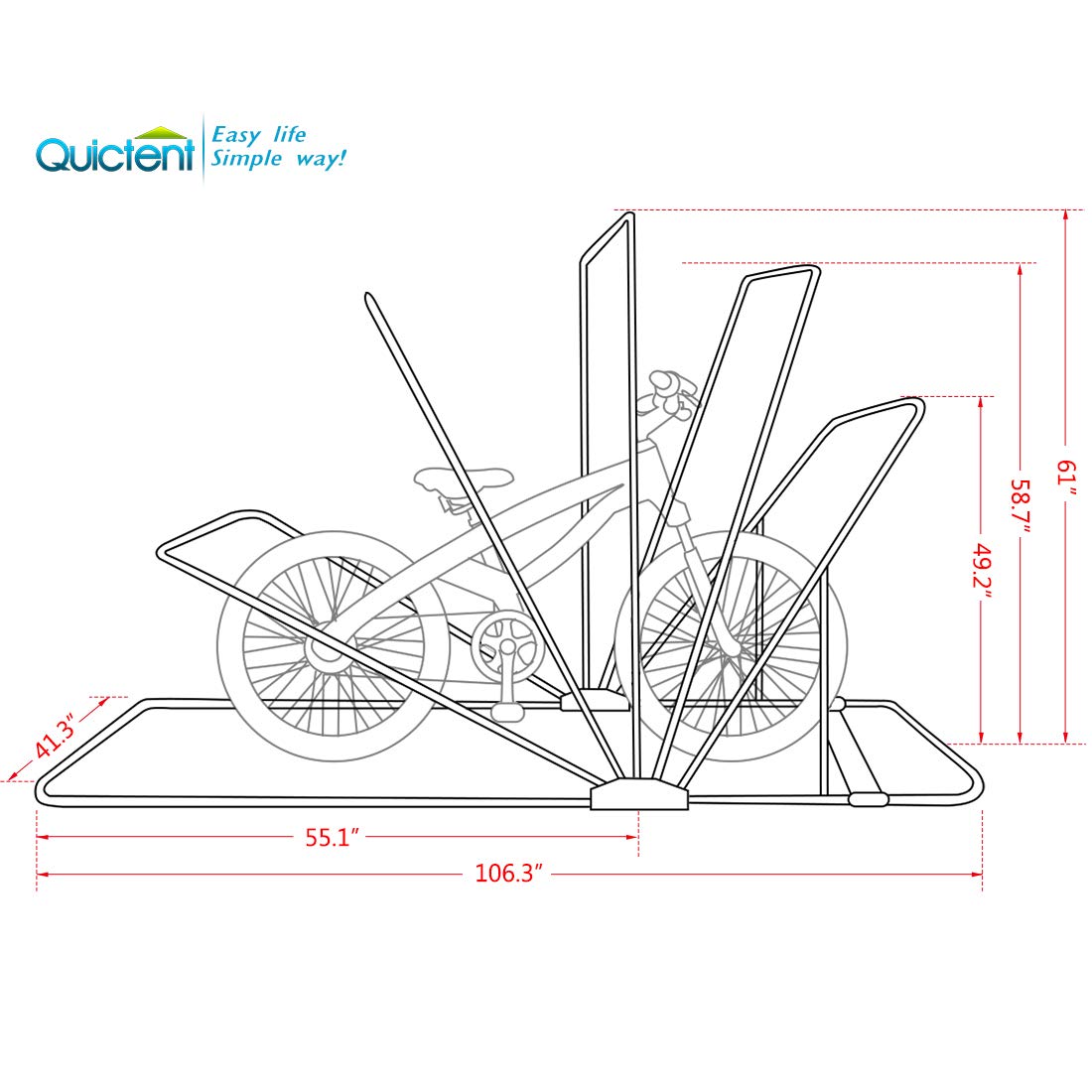 quictent motorcycle shelter