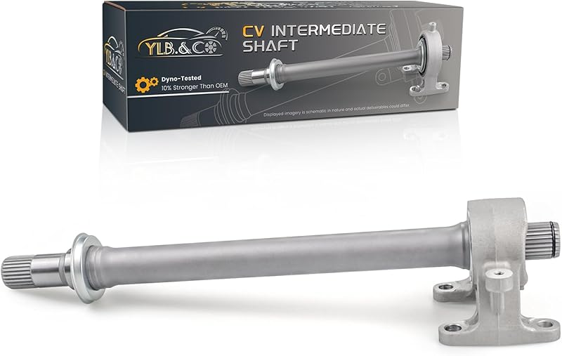 Semieixo intermediário CV dianteiro direito YLB.&co 44500-TA0-A00 para Honda Crosstour, Accord e Acura TSX