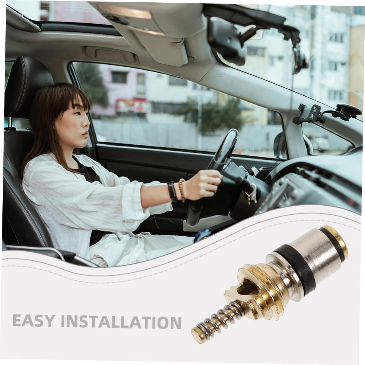 Anneome 10 pezzi Valvole Core per Sistemi Condizionamento Auto Facile Installazione Compatibile con Vari Controllo Della Pressione Materiali Resistenti e Affidabili