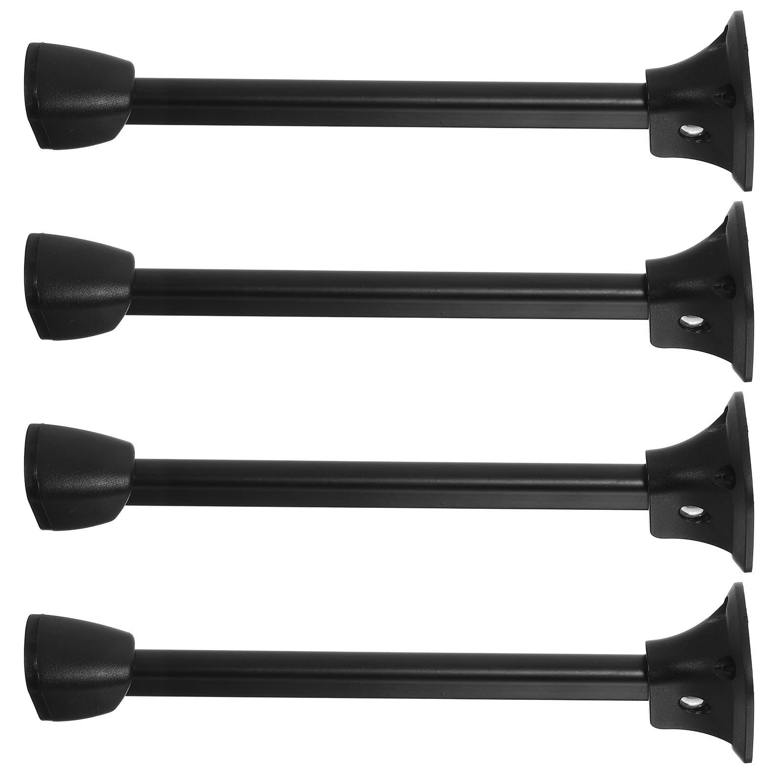 Patas metálicas plegables GLEAVI de 200 mm para mesas y muebles de comedor, juego de 4 piezas