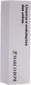 Bloco Lixa para Unhas, 6047, Marco Boni, Branco, 1 Unidade