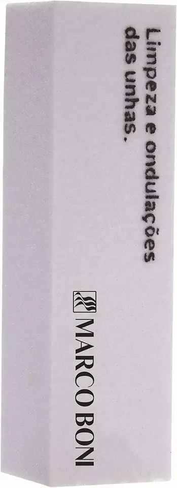 Bloco Lixa para Unhas, 6047, Marco Boni, Branco, 1 Unidade