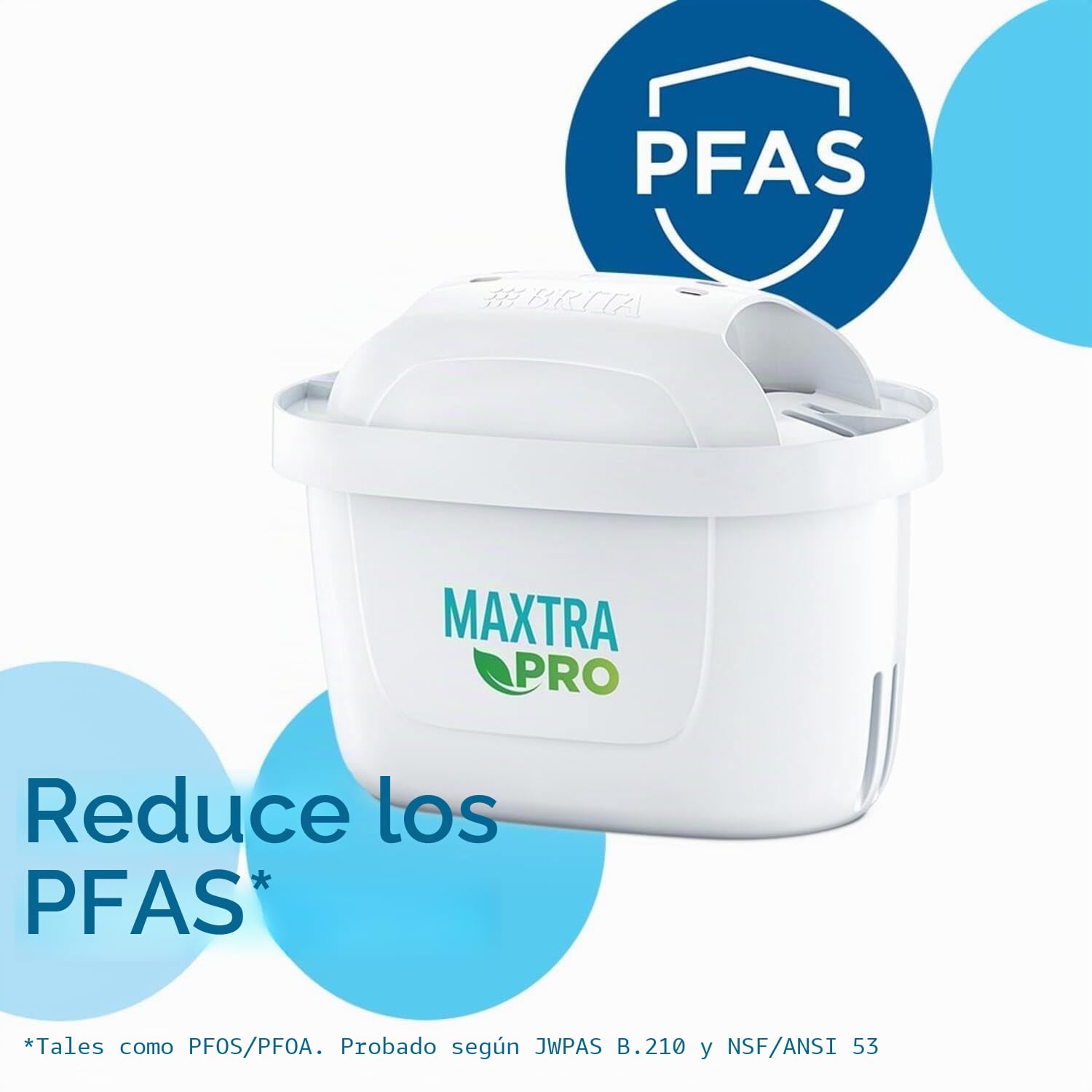 BRITA Jarra filtrante Marella Graphite (2,4l) incl 3 cartuchos filtro de agua grifo MAXTRA PRO All-in-1 reduce PFAS, piedra caliza, cloro, algunas impurezas y metales indicador temporal, ecoembalaje