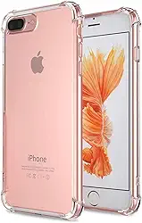 Capa Capinha Anti Impacto Shock Resistente para Apple iPhone 7 Plus 8 Plus, Tela 5.5 Polegadas, Transparente