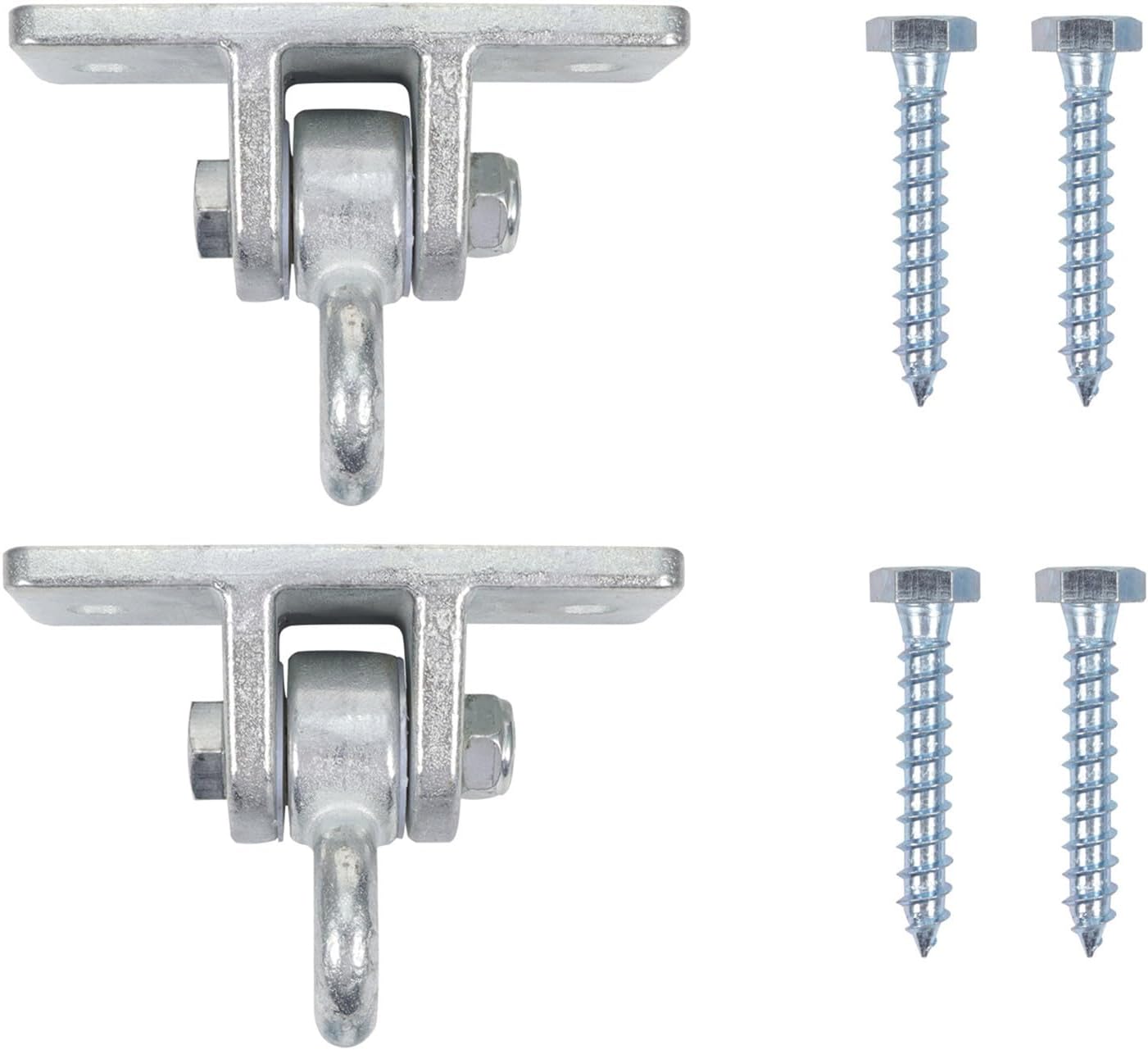 Stable Swing Hanger and Sturdy Swing Hook Kit with Screws Heavy Duty Outdoor Playground Hardware for Porch and Park Installation