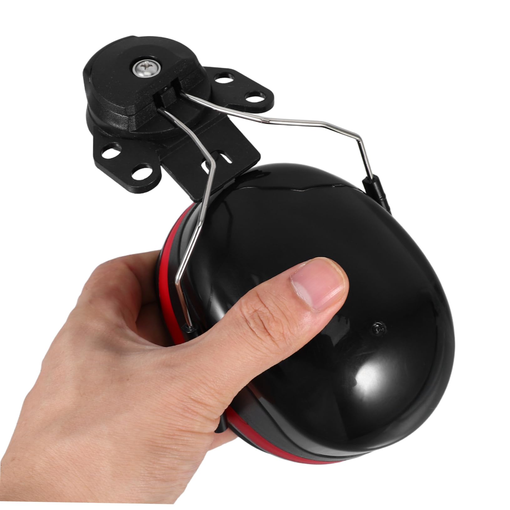 LIFKOME Orejeras para Casco de Seguridad Reducción de Ruido, Protección Auditiva para Trabajadores en Entornos de Alto Ruido, Plástico y Espuma