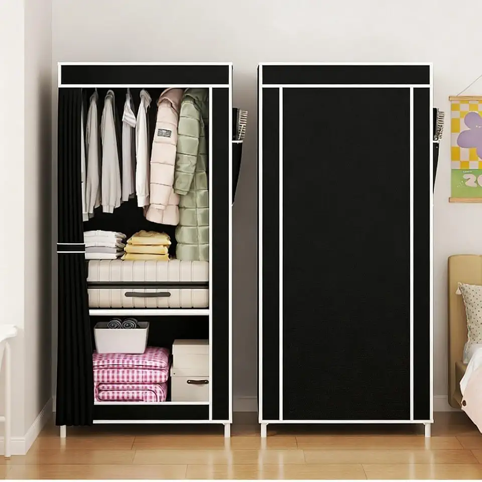Guarda Roupa Portatil Organizador Dobravel Roupas Tenis Espaçoso Linha Premium M5 Armarinhos