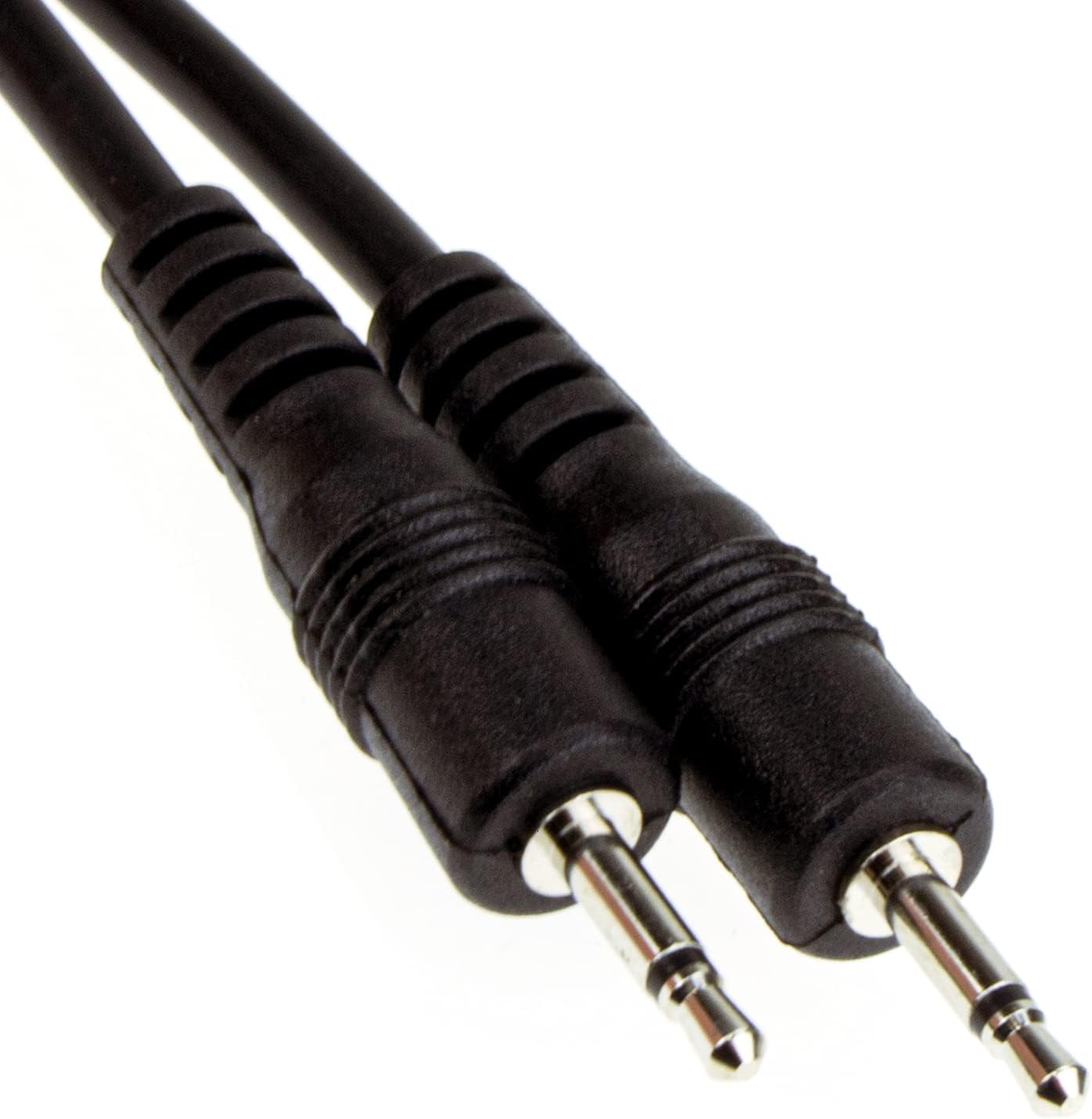 Cable jack 3.5 male - male 2m noir ISIUM | Bricomarché