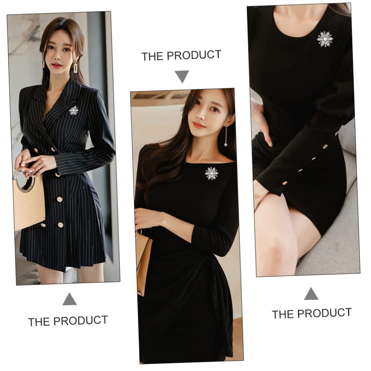 Healvian 1 Spilla per Accessorio Decorativo per Abbigliamento e Borse per Cerimonie e