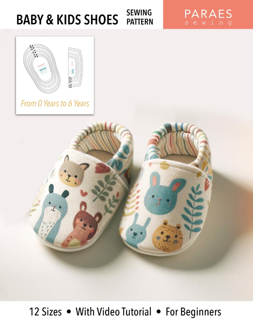 Baby & Kids Sewing Pattern: 12 Sizes • With Video Tutorial • For Beginners (Paraes Sewing Patterns)
