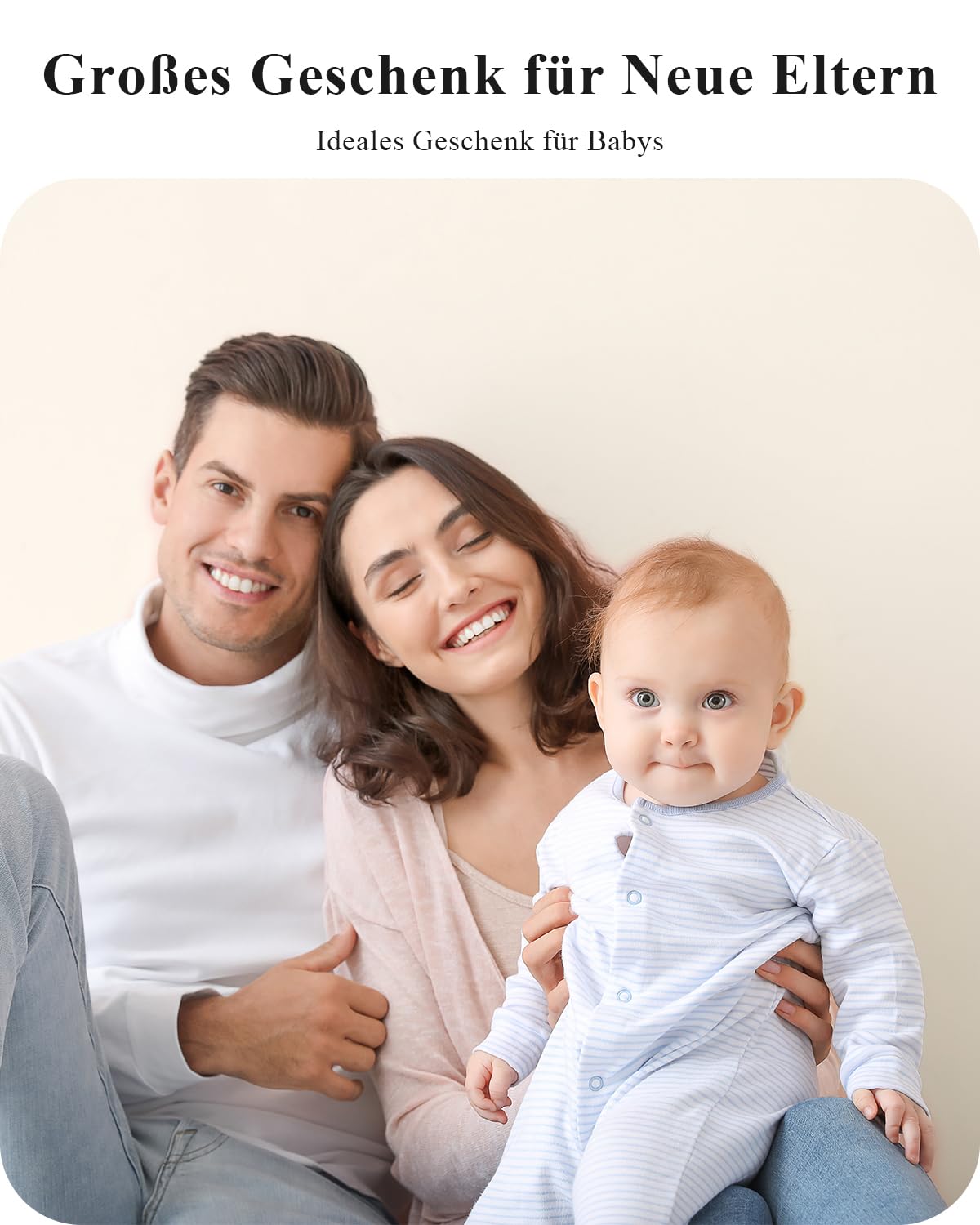 WUUK 2K Babyphone mit 2 Kameras (1 blau, 1 rosa), 5,5 Zoll Display | 360° Kamera, 135° Weiter Blickwinkel, APP Unterstützen, One-Touch-Anruf, Bewegungs/Geräuscherkennung, White Noise