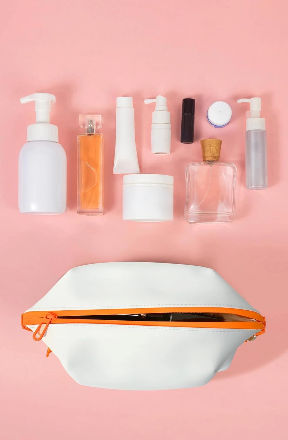 6"x 11" 6L Large Silicone Toiletry Bag,Waterproof Leakproof Foldable Travel Organizer,Dopp Kit Alternative for Men & Women,White - Image 4