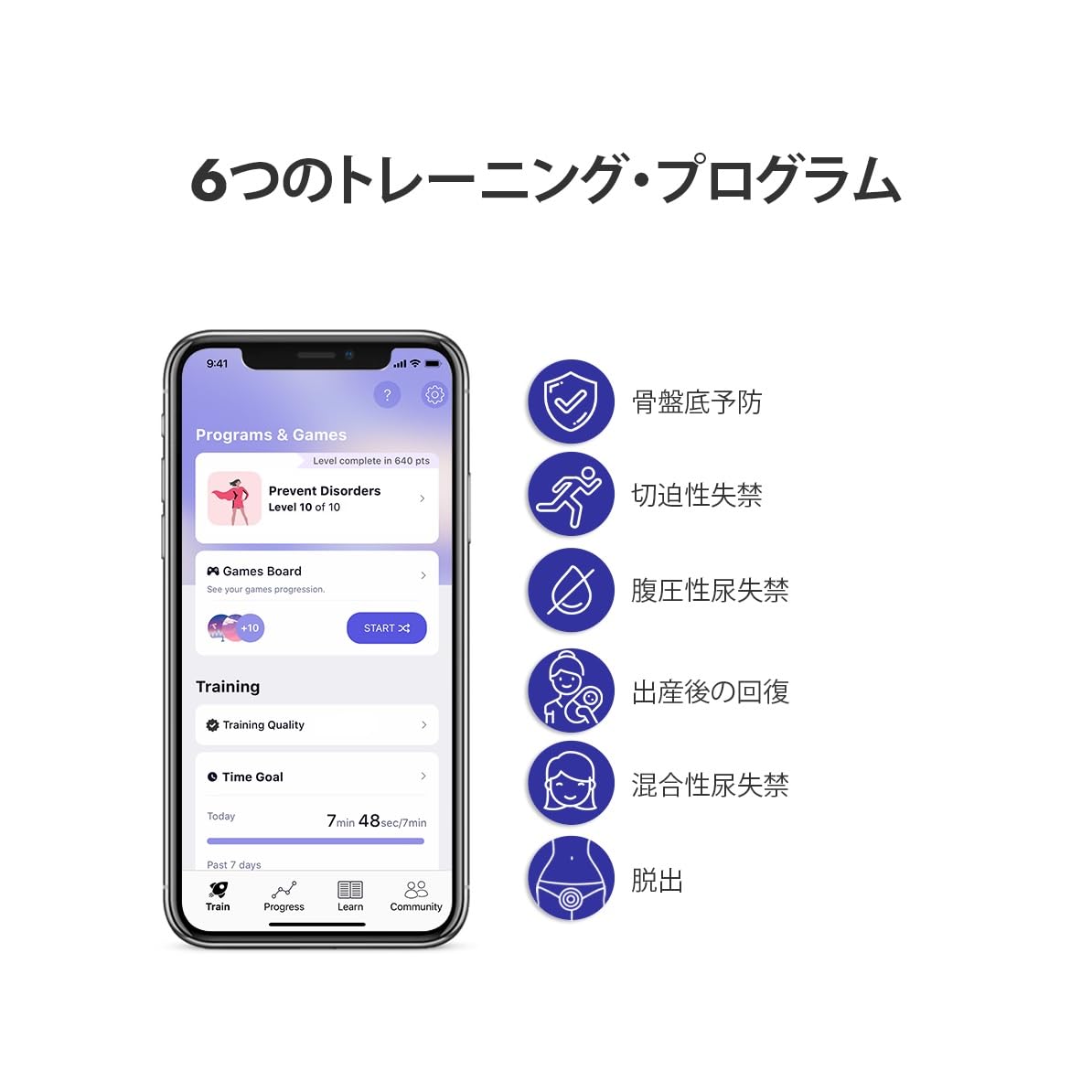 Amazon.co.jp: Perifit（ぺリフィット）- アプリで骨盤底筋