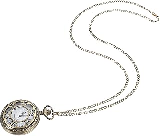 1 Peça Relógio De Bolso Relógio De Bolso Para Caminhadas Relógio De Bolso Oco Relógio De Peito Giratório Steampunk Relógio De Bolso Steampunk Relógio De Bolso Relógio De Peito