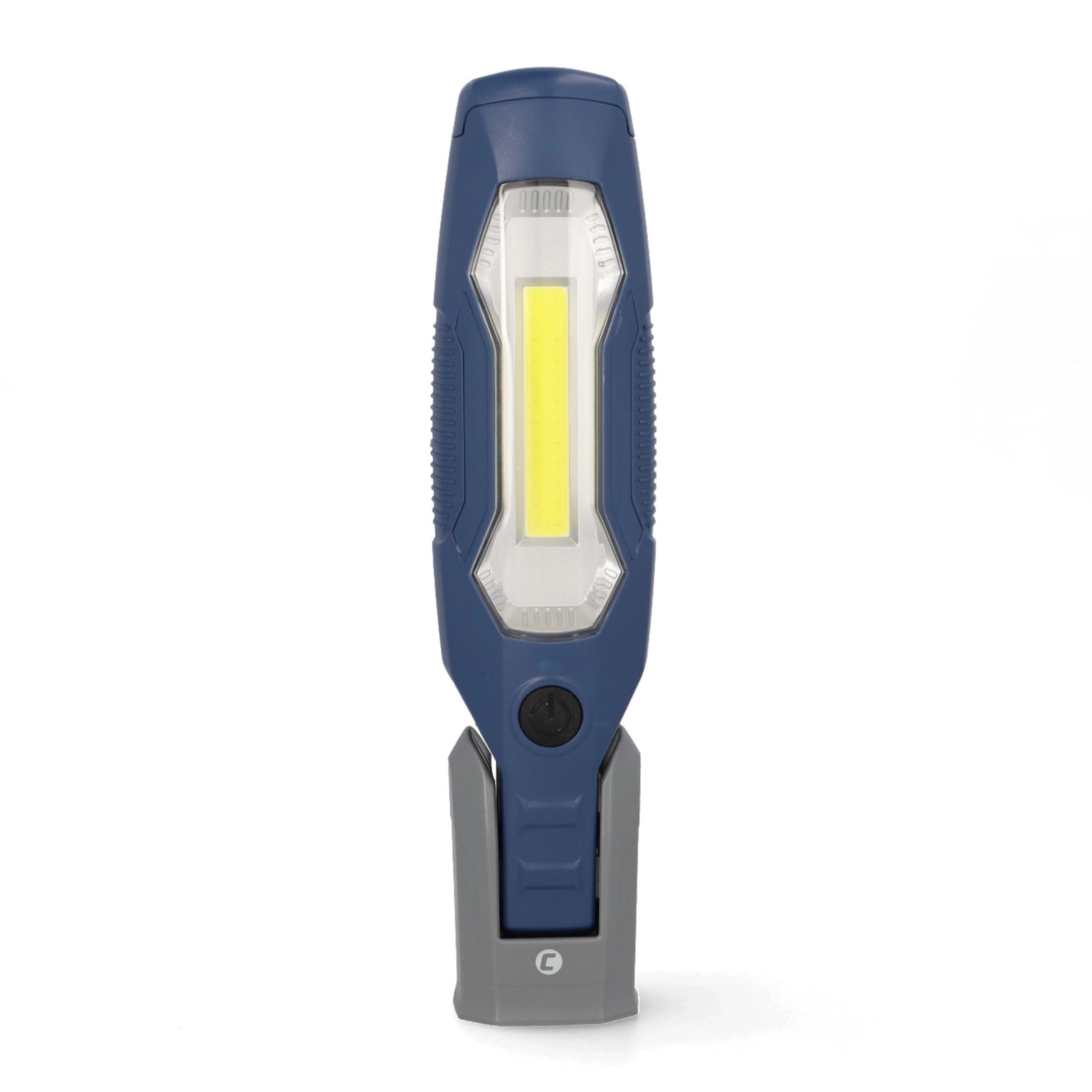 cartrend Lampa warsztatowa LED, wysoka jasność, 600 lumenów, światło powierzchniowe, akumulator 2600 mAh, trzy tryby oświetlenia, hak obrotowy 360°, wytrzymała obudowa ABS