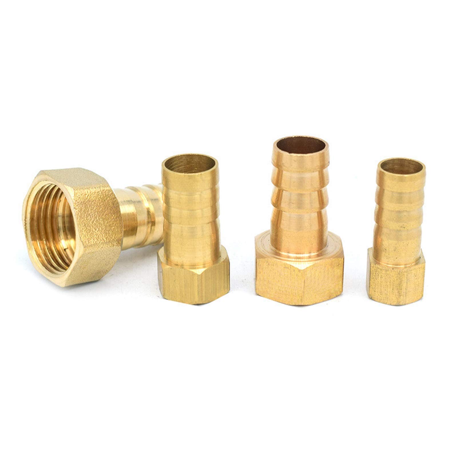 Bclla Zkenyao-Brass Connector 4mm 6mm 8mm 10mm 19mm Barb Tail 1/8