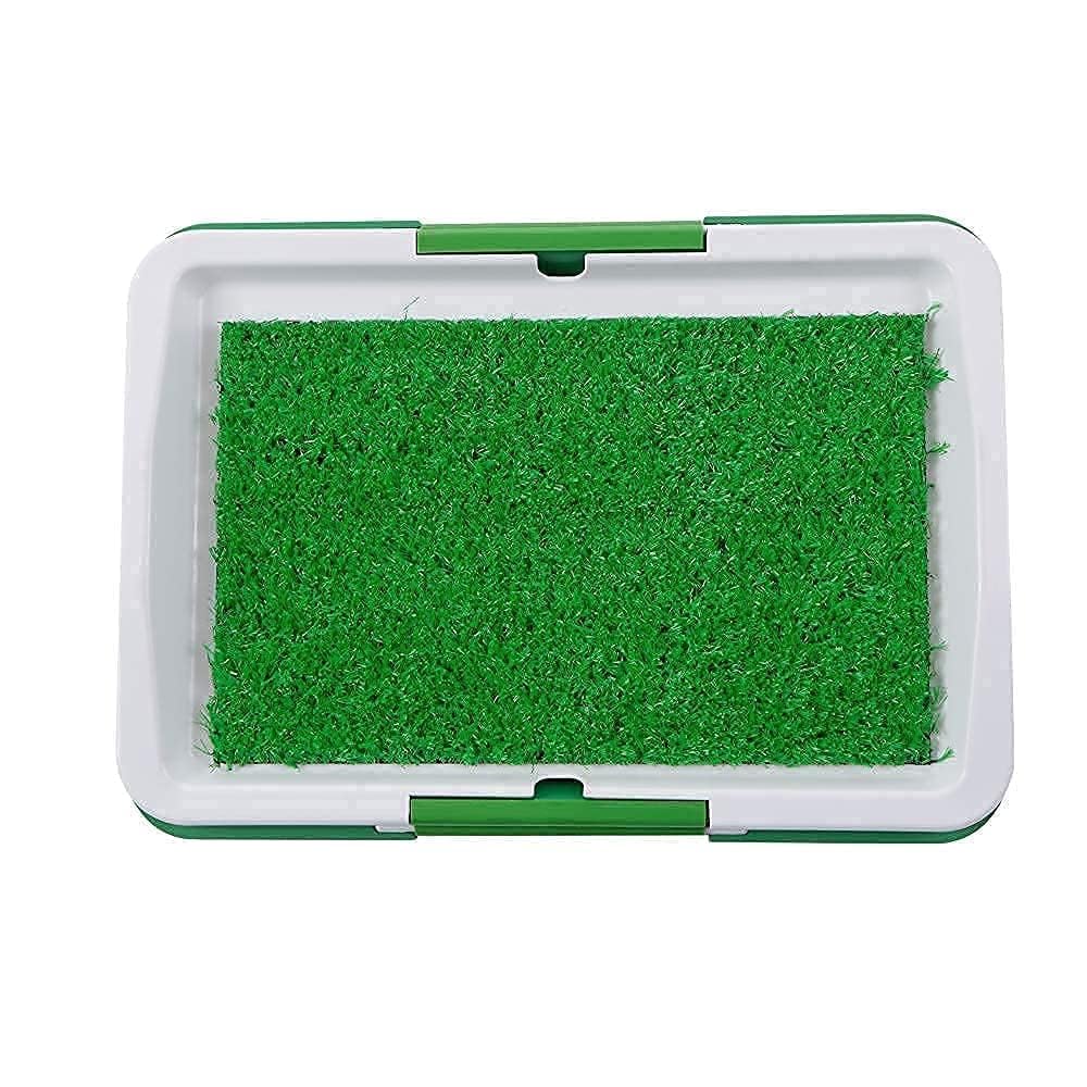 Khakhrali Puppy Potty Tray Grass pad||Puppy Pad with Tray Large Dog Litter Box Toilet Artificial Fake Grass||Puppy Training Pads Dog Patio Potty Indoor Outdoor Toilet Pad Mat for Balcony(Pack of 1) (B0CYC7CS91) Amazon Price History, Amazon Price Tracker