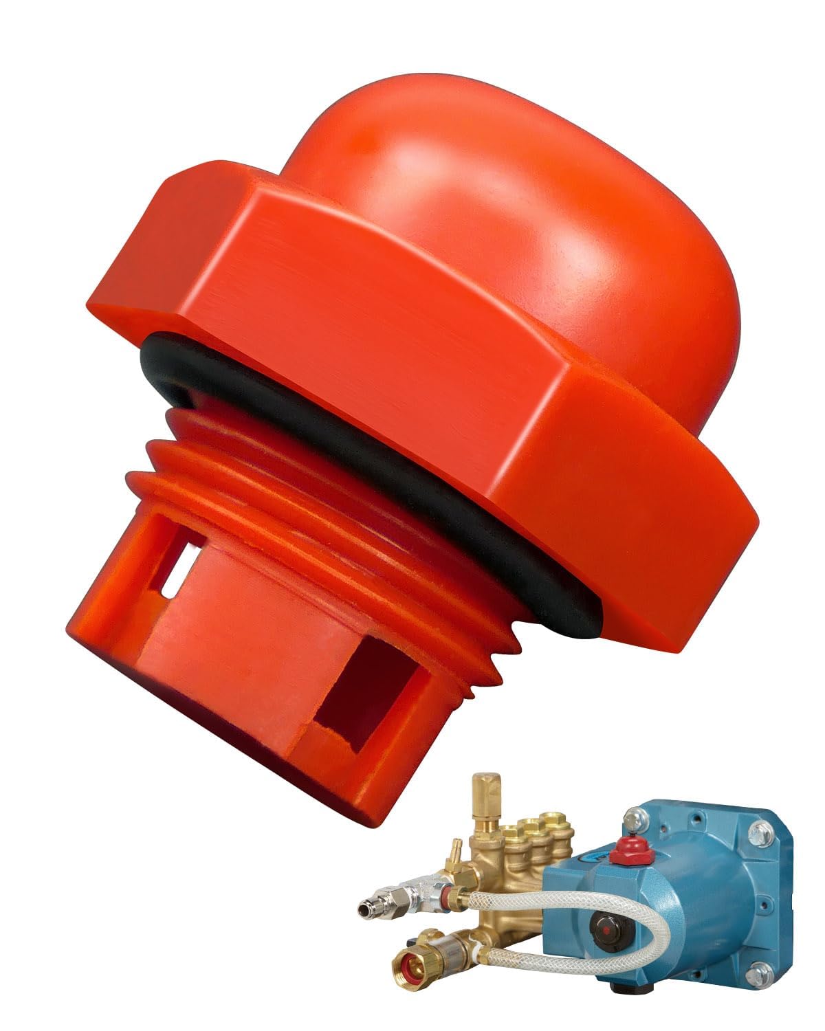 514009761 Pressure Washers Oil Fill Cap Fit for Cat, Cap with Leak Proof O-Ring Seal for 2SF 3DX 3SP Pumps