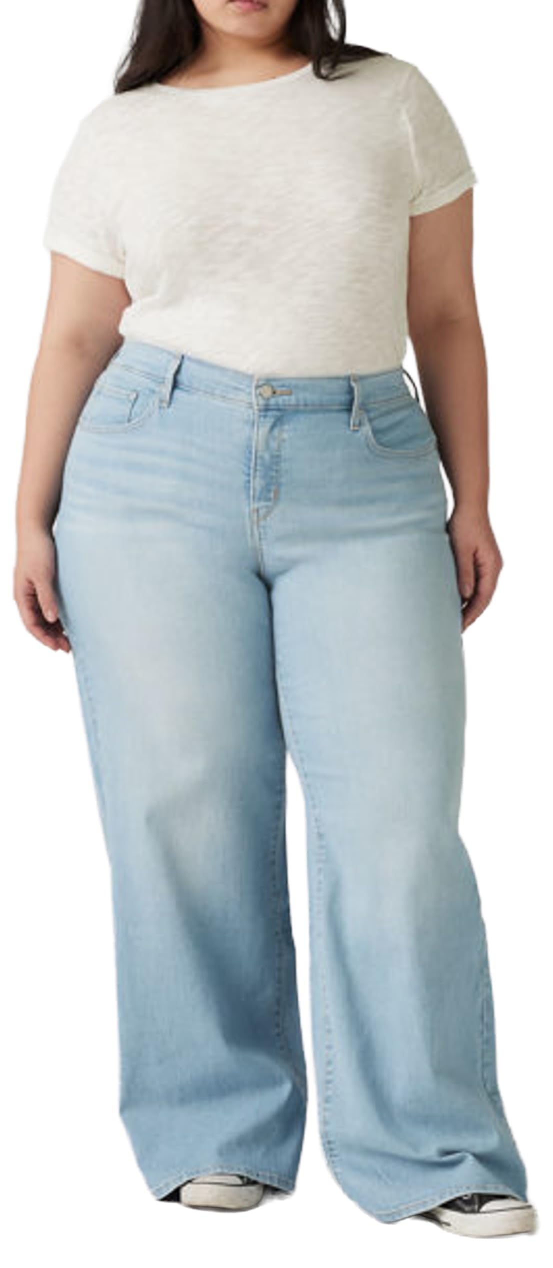 Levi's Damen Jeans Pl 318 Shaping Wide Leg
