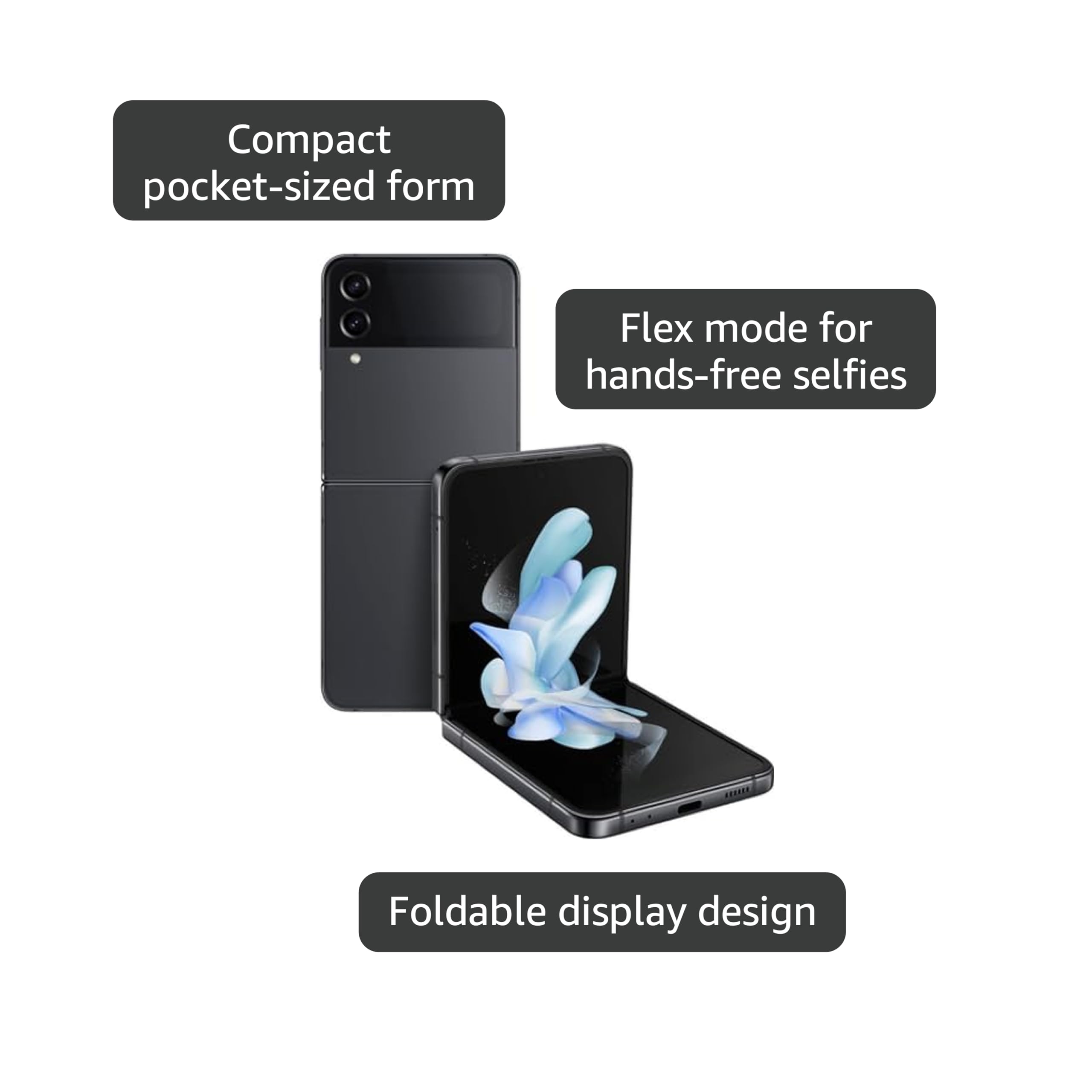 Amazon.com: Samsung Galaxy Z Flip 4 5G, US Version, 256GB Amazon.com: Samsung Galaxy Z Flip 4 5G, US Version, 256GB