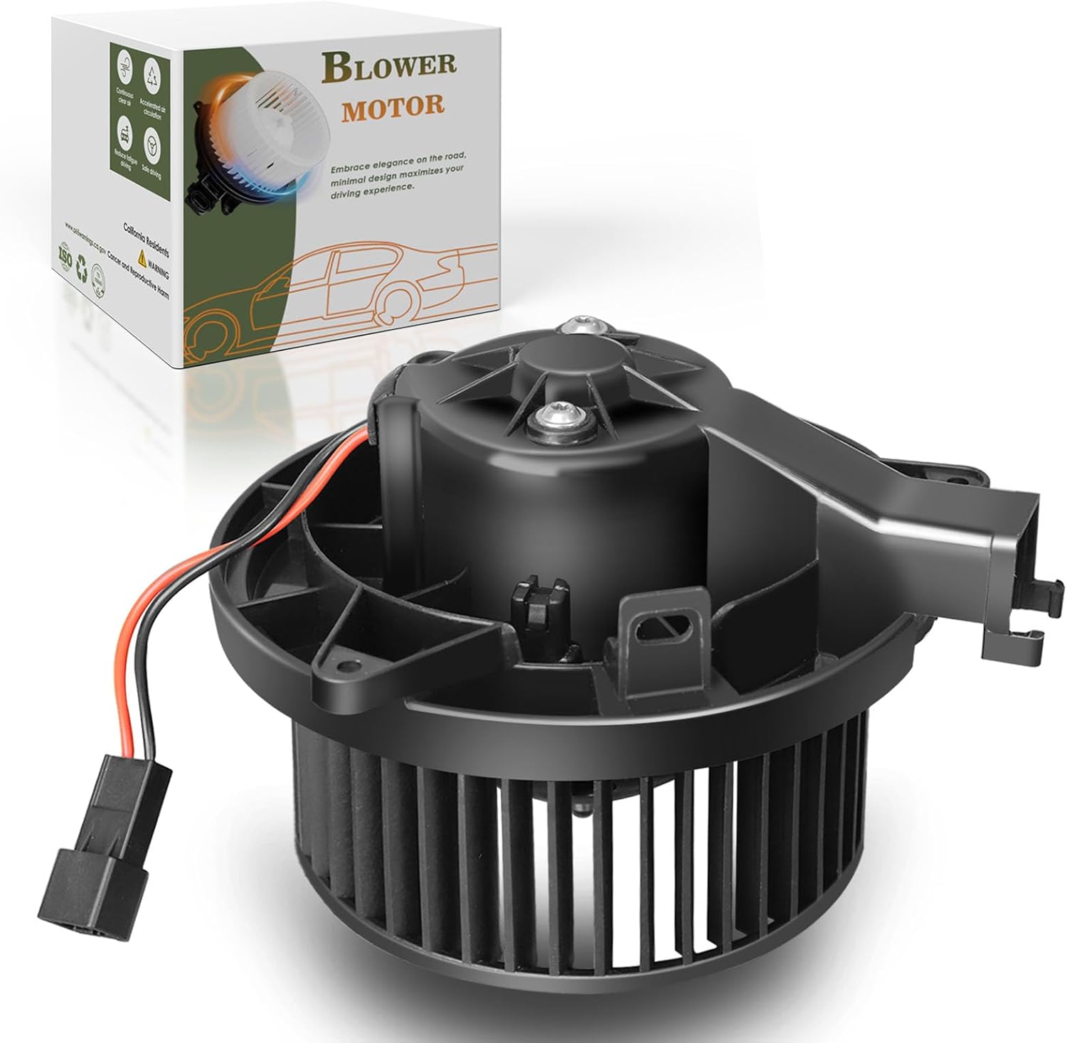 700322 AC Heater Blower Motor - Compatible with Acura & Honda Vehicles -MDX 2014-2020 | Passport 2019-2022, Pilot 2016-2022, Ridgeline 2017-2023, Front