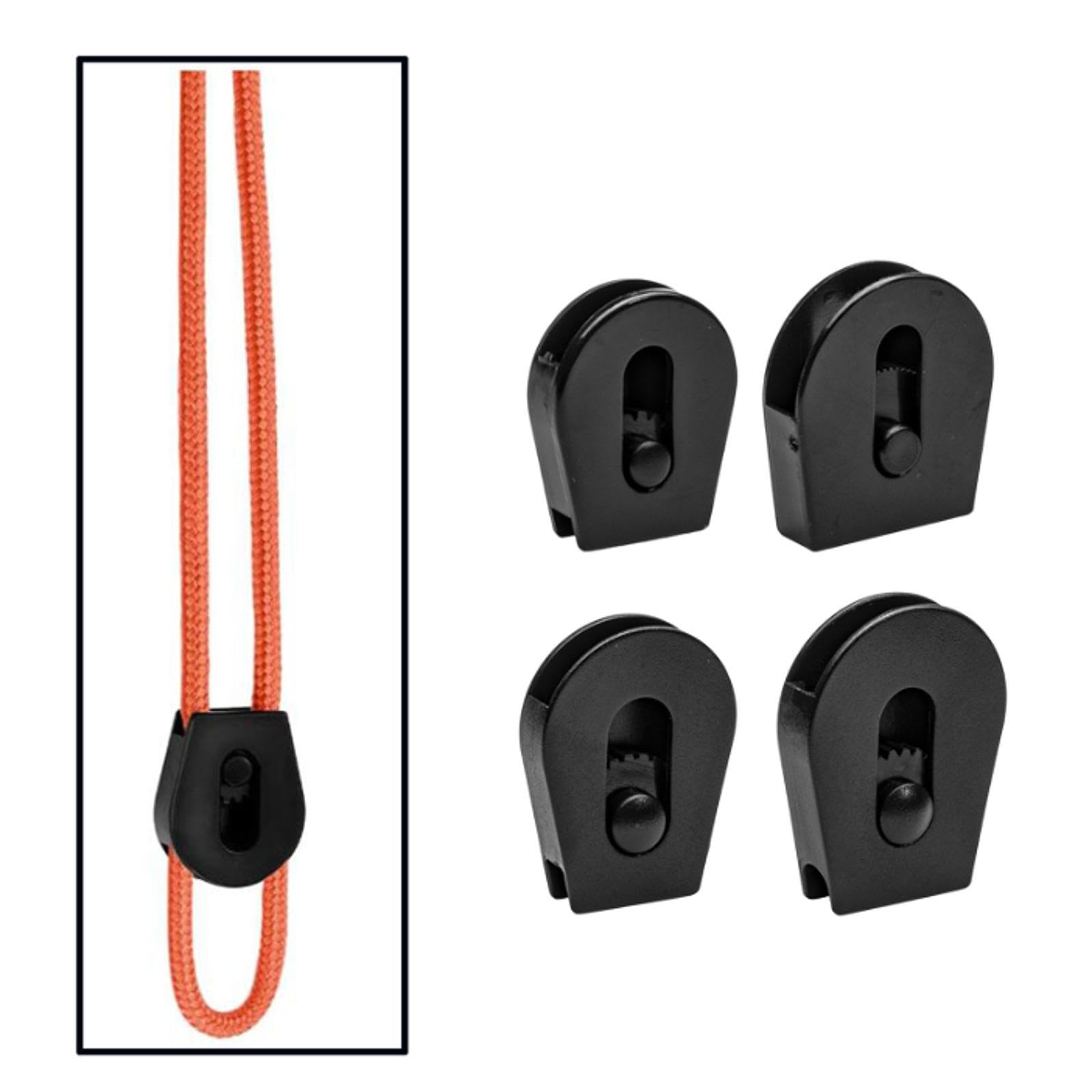 CALANDIS™ 50x Wheeled Cord Locks Multi-use Strap Tightener for Lanyard Bags Shock Cord Small | Lock Ends/Cord Stoppers | Closures & Connectors | Sewing 1