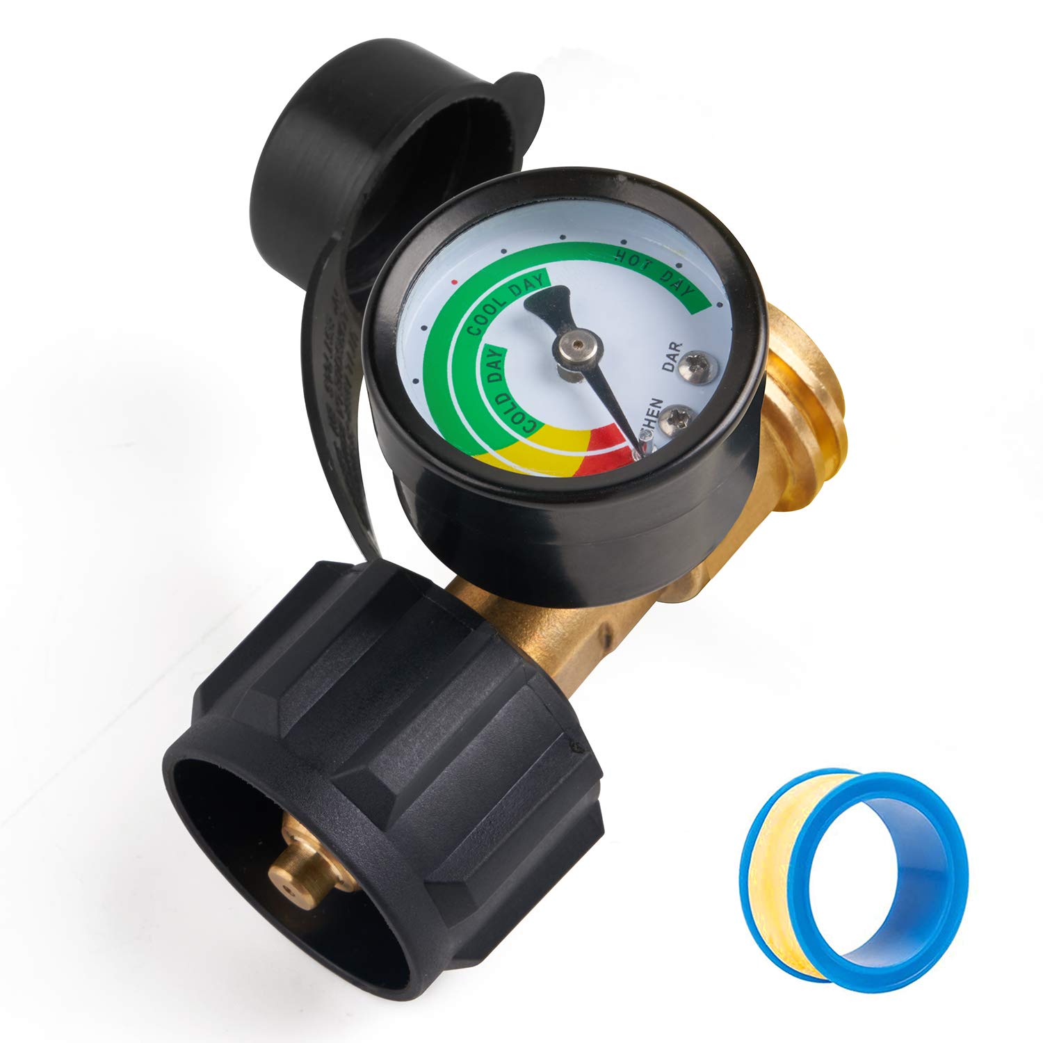 Buy SHINESTAR Universal Propane Tank Gauge for 540 Pound LP Tanks