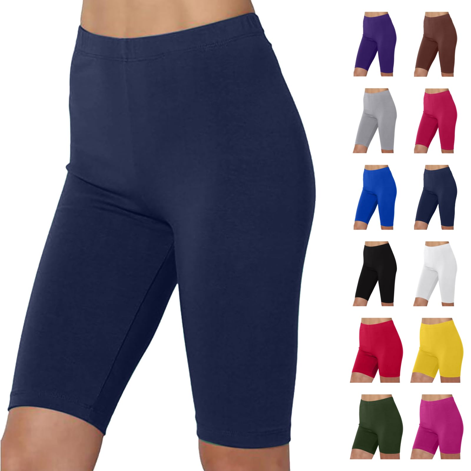 Chdirnely Gym Shorts for Women High Waist Yoga Leggings Plus Size Buttery Soft Stretchy Short Pants Joggers Cycling Shorts for Running Workout Sport Exercise