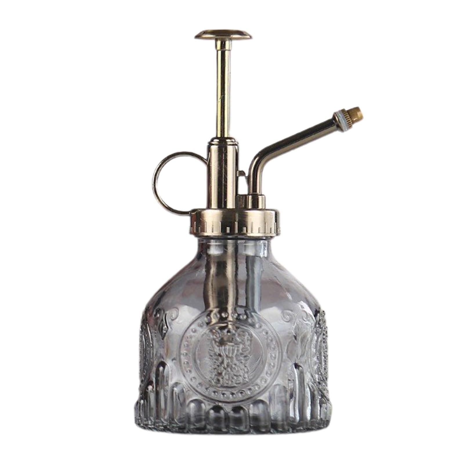 DSFIHJO Vintage Hand-pressure Watering Sprayers Pumpkin Shape Plant Flower Water Sprayer Small Glass Spray Bottle Garden Supplies(WHITE)