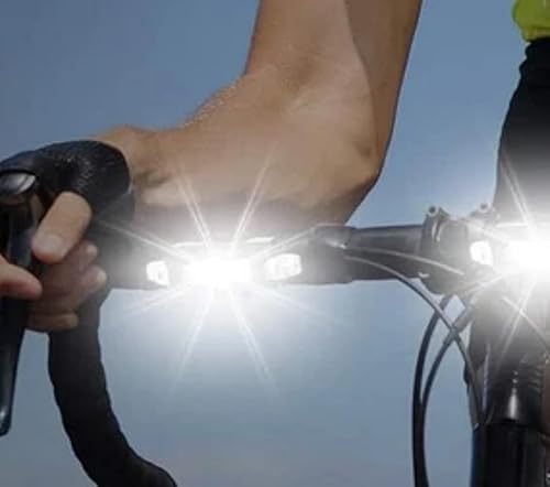 Miniatura 5 de 2 Unidades USB recargable LED bicicleta faro bicicleta delantera trasera luz de ciclismo