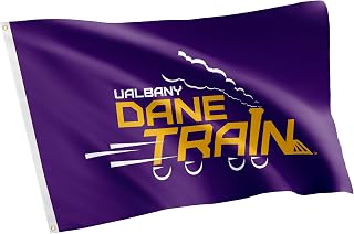 Desert Cactus University at Albany UA Flag - 3 x 5 Feet Great Danes Banner, Indoor/Outdoor Durable Fabric, 100% Polyester Design (Style 5a)