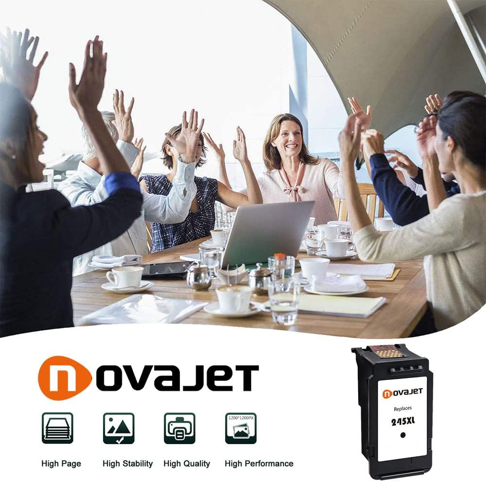 Exclusive Discount 90% Price Novajet Ink Cartridge Replacement for Canon PG-245XL 245 XL Single Black for Pixma iP2820 MX490 MX492 MG2420 MG2920 MG2520 MG2525 MG2555 MG2922 MG2924 MG3020 Printer