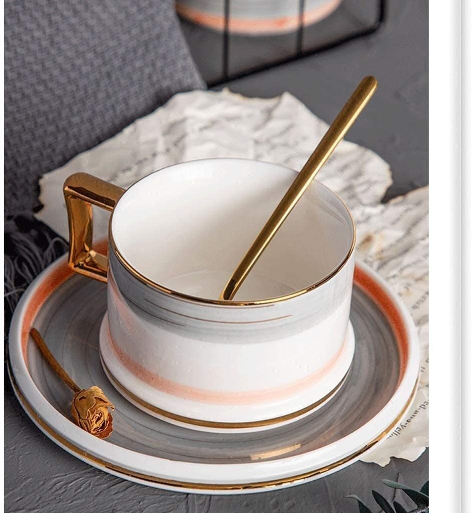 kubek do kawy - ceramiczne sztućce domowe i komercyjne kubki, kubki do kawy, kubek do kawy wiszące ucho kubek do kawy domowy europejski luksusowy ceramiczny popołudniowa herbata zastawa stołowa prosta