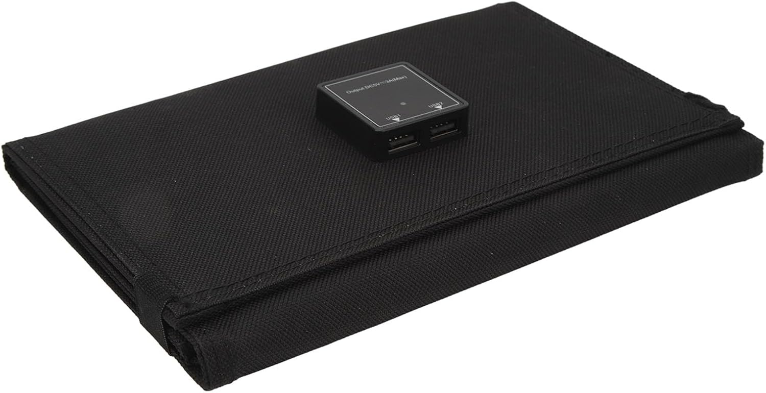 Solar Folding Bag, 30w 5v Portable Solar Panel Charger, Solar Folding Bag with Dual USB Output, for Mobile Phone Travel Camping