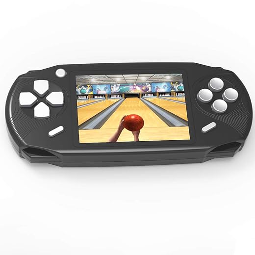 Beijue 16 Bit Handheld Games for Kids Adults 3.0'' Large Screen Preloaded 100 HD Classic Retro Video Games no Need WiFi USB Rechargeable Seniors Electronic Game Player Birthday Xmas Present (Black)