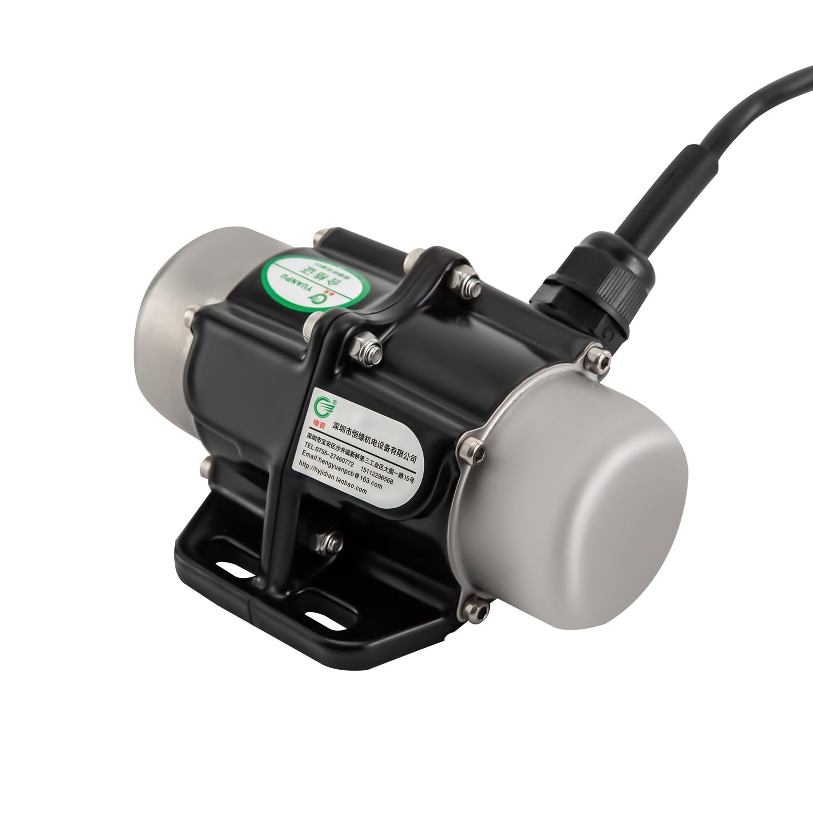 Motore a vibrazione, motore elettrico a vibrazione ad alta frequenza, motore a vibrazione, 3000 giri/min, 220 V, per carbone minerario, 40 W/50 W/60 W (40 W)