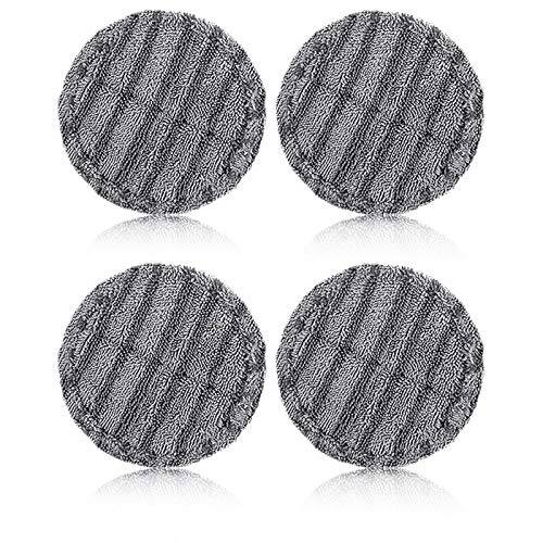 GENERISCH 4個電動回転モップ 替え 回転モップパッド モップパッド 回転モップ 替え モップパッド 4枚入り フローリング掃除 床掃除 替えモップ 替えキャッチモップ（适用拖把头：V7 V8 V10 V11）