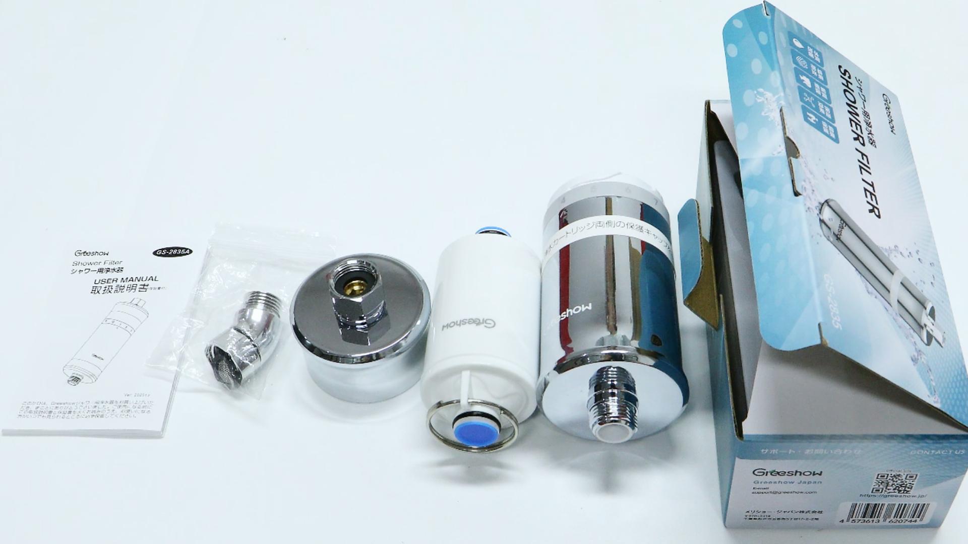 Amazon.co.jp: Greeshow シャワーヘッド 浄水器 塩素除去 98%以上