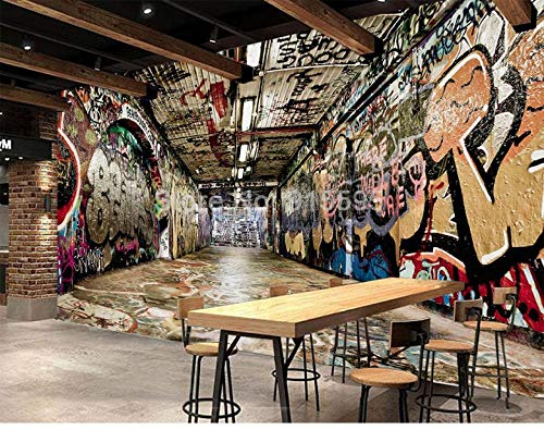 Papier peint 3D espace urbain pour transformer un mur sombre et vide