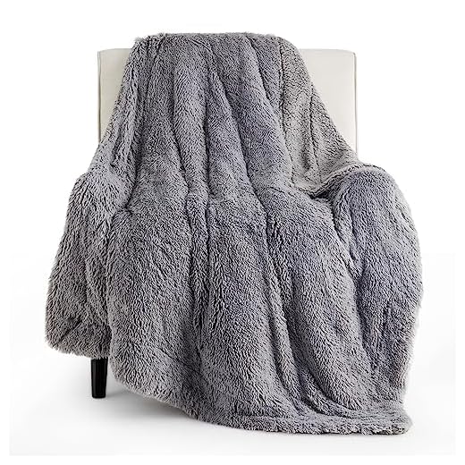 Bedsure GentleSoft Fluffy Throw Blanket