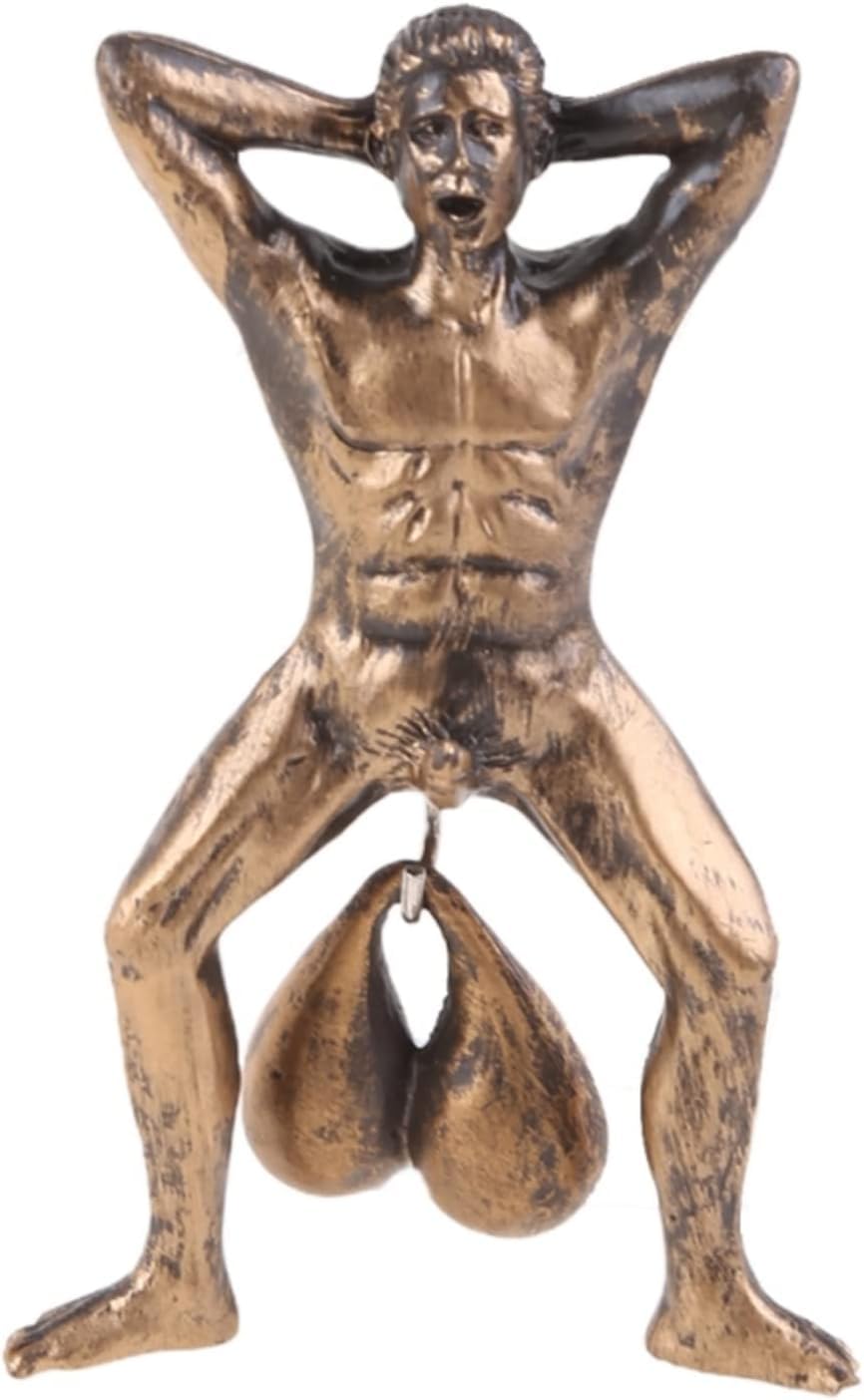 Drôle Vieil Homme avec heurtoir Pendentif Personnage modèle Sonnette pour Porte d'entrée Jardin décoration de la Maison