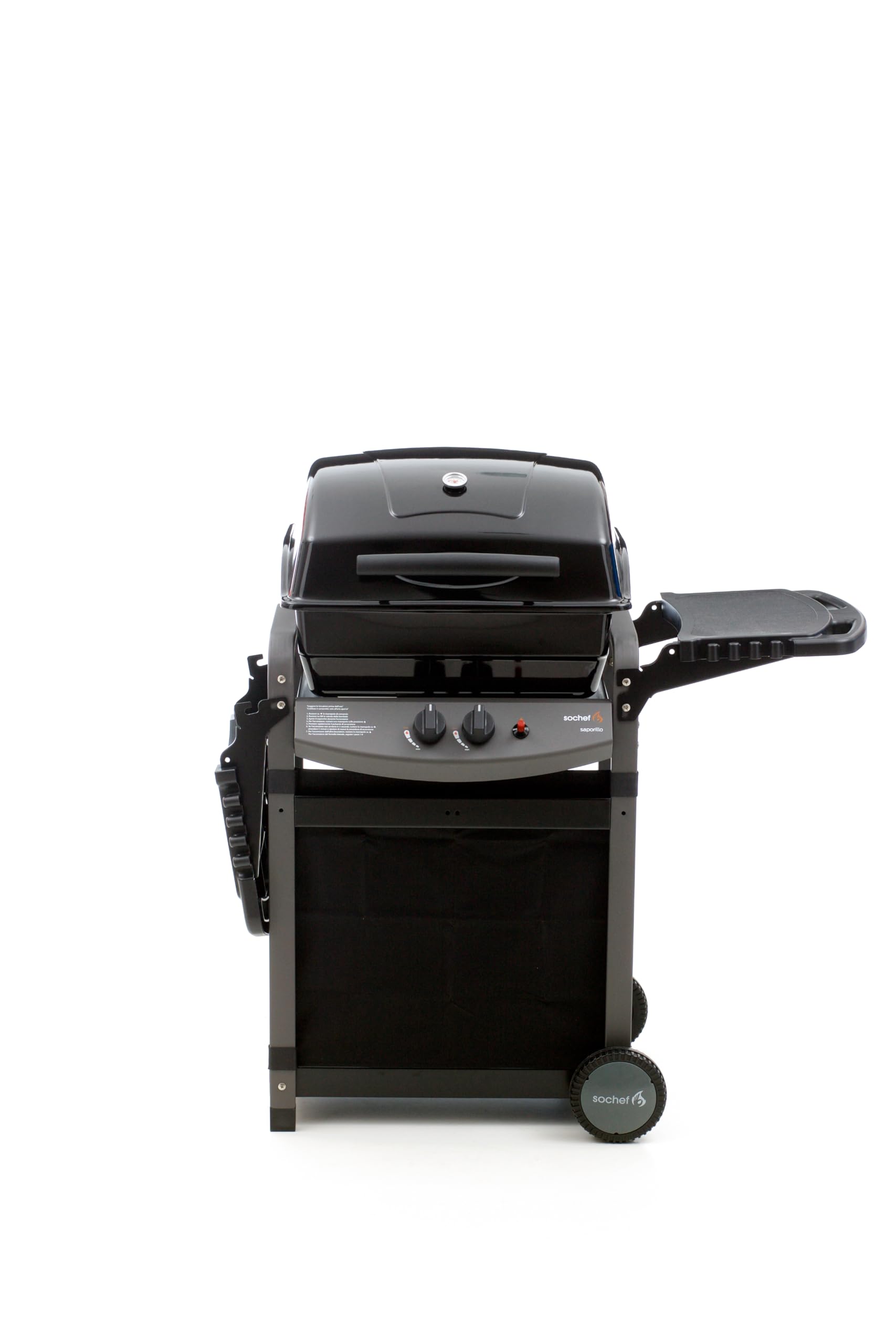 Sochef Saporillo Barbecue 46x125x103 cm Nero Grigio