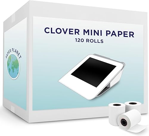 Miniatura 10 de Paper Planet - Papel térmico para trébol POS (mini impresora térmica de trébol)  Rollos de papel de recibo de tarjetas de crédito para trébol C200