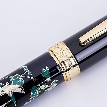 青色樹脂製万年筆 金色装飾 即日出荷OK】Pent〈ペント〉 万年筆 by 大西製作所 特別生産品