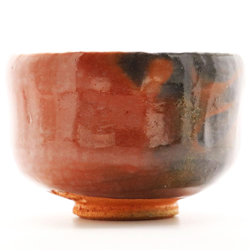 Amazon.co.jp: 抹茶碗 赤楽茶碗 「佐々木松楽 作」通年物 : Home & Kitchen