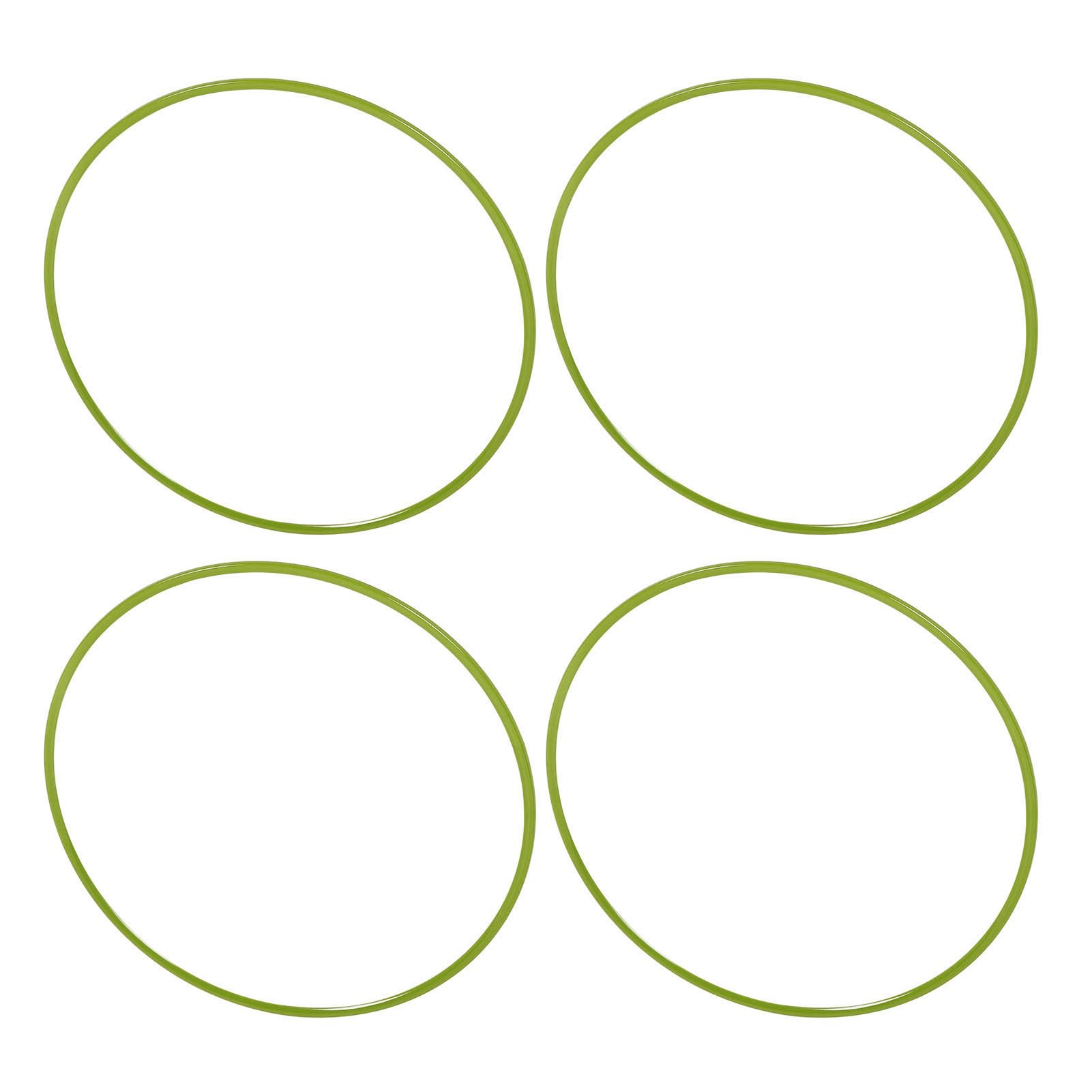 Yinhing 4 Pezzi Protezione Cerchio 18 Pollici Fascia Paracolpi in (GREEN)